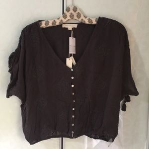 Lovestitch peasant top NWT